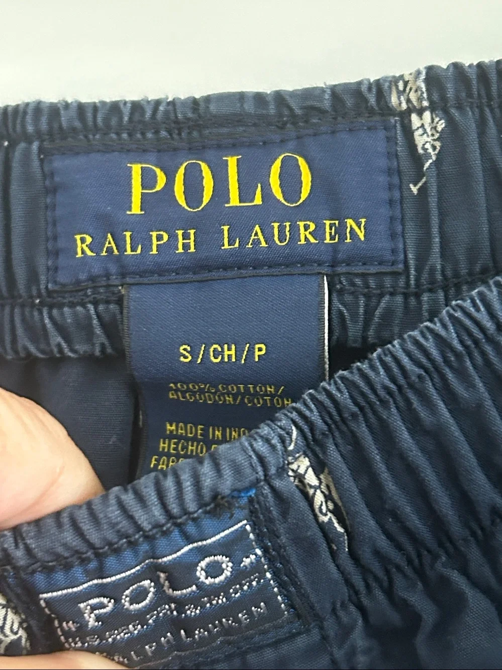 Classic Woven Cotton Polo Pony Boxer |Size Small
